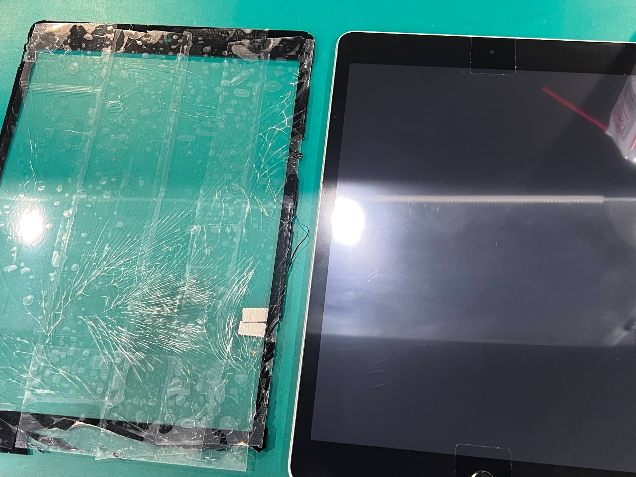 iPad 9（アイパッド）ガラス交換！120分でクリアに復活！【スマホ修理工房ペリエ千葉店】